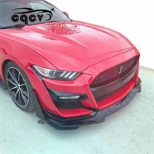 Parachoques delantero de fibra de carbono para coche Ford Mustang, kit de carrocería con accesorios de ajuste, estilo <span class=keywords><strong>GT500</strong></span>, compatible con modelo 2015-2019 - Product Image 2