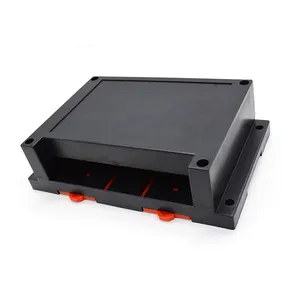 Plastic electronics enclosure din rail case, industrial control, switch boxes for pcb