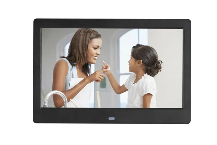 10.1 inch LCD Screen with Certification Remote Control 10" Digital Photo Frame With Picture Video Playback