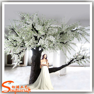 Gros grande artificielle intérieure <span class=keywords><strong>cherry</strong></span> blossom arbre faux de soie cerisier - Product Image 2
