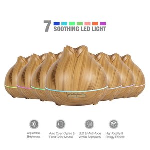 Commercial oem bois grain aroma huile essentielle diffuseur murmure 7 couleurs - Product Image 2
