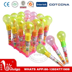 Juguetes <span class=keywords><strong>caramelos</strong></span> de colores con sabor a fruta con bombilla increíble - Product Image 1