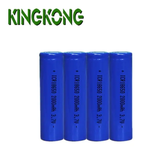 KingKong 1000mah 18650 de gran potencia 3,7 v batería Li-ion recargable