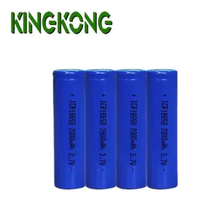 KingKong — batterie rechargeable li-ion 1000 v, grande puissance, 18650 mah, 3.7