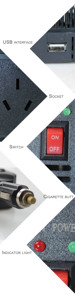CE RoHS Hot Selling Dc <strong>12v</strong> 24v to Ac 110v 120v <strong>220v</strong> 230v 240v <strong>180w</strong>/200w Cigar Lighter Plug Car Mini Power <strong>Inverters</strong> &amp; Converters - Product Image 2