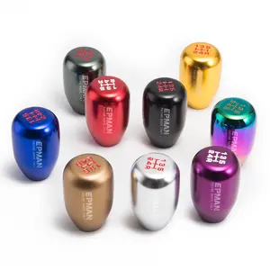 EPMAN Sport Universal Colorful Aluminum Racing Gear Knobs for Most Cars Shifter Knobs EPSK019S5