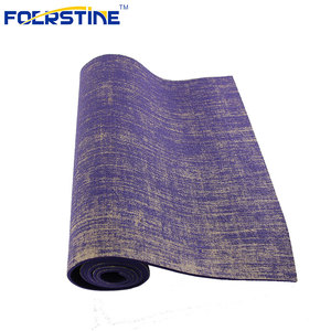 Best Sell Equipment Pvc Jute Yoga Mat - Product Image 5