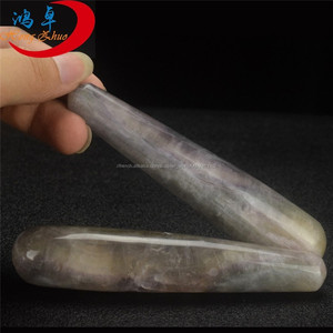 Bleu Lapis Gros Cristal Baguettes Yoni Guérison Baguettes De Massage À Vendre - Product Image 3