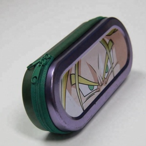 Metallo barattolo di latta cassa di matita con la chiusura lampo e su misura di stampa <span class=keywords><strong>completo</strong></span> - Product Image 3