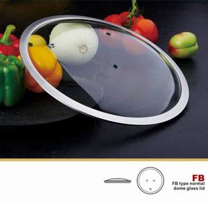 Wide Rim Glass <strong>Lid</strong> for Stockpot Cover Glass <strong>Pan</strong> <strong>Lid</strong> Cookware Cover - Product Image 3