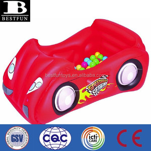 Piscina Gonfiabile Promozionale Personalizzata in PVC a Forma di Auto per Bambini con Piscina di Palline - Product Image 3