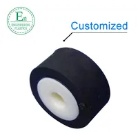 इंजीनियरिंग प्लास्टिक कस्टम रंगीन पु छोटे रोलर्स पहिया rubberized पहनने प्रतिरोधी रोलर 40mm निर्माता polyurethane पहिया