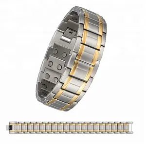 2024 Multi Color Offre Spéciale Bio Energy Health Titanium Steel 4 en 1 Bracelet magnétique Avantages prix d'usine et bas quantité minimale de commande