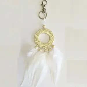 Rattan Straw Key Chain Keychains