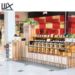LUX personalizado de gama alta al por mayor LED Candy Display Sweet Shop Diseño Interior vitrinas de madera - Product Image 2