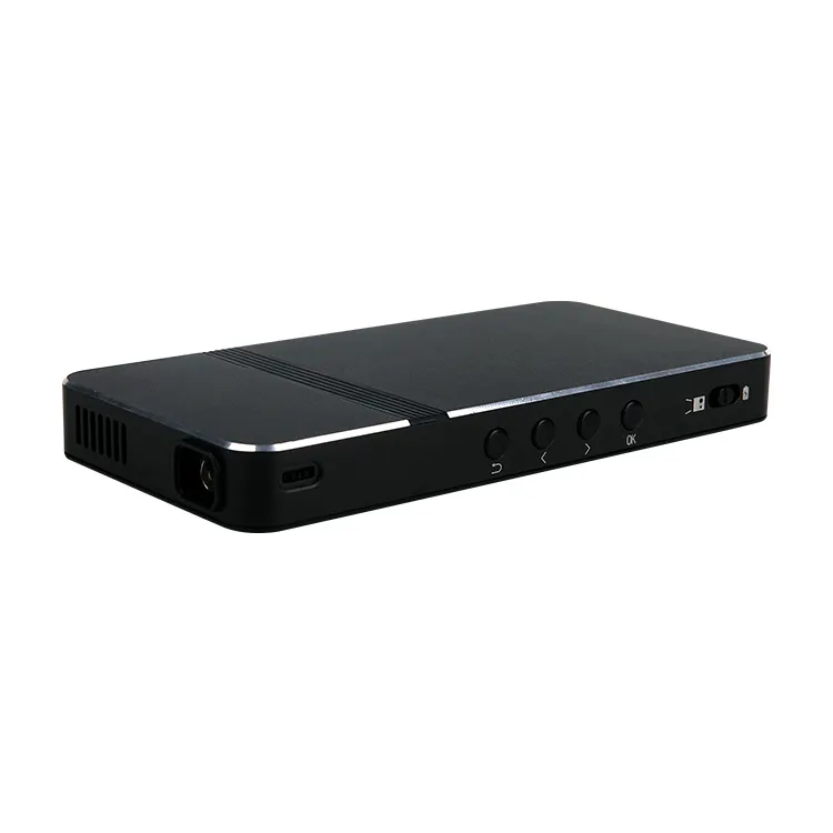 Fabriek Prijs Linux Systeem Dlp Mini Draagbare Pocket Projector Met Lading Functie Projectoren