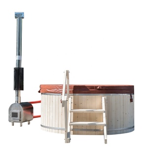 Salle de sauna à vapeur portable en bois ronde moderne de haute qualité 1800*1800*1000mm à bas prix - Product Image 1