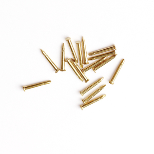 Perú Popular Base <span class=keywords><strong>de</strong></span> solapa para broches y insignias <span class=keywords><strong>de</strong></span> latón pulido, con accesorios <span class=keywords><strong>de</strong></span> clavos y doble pasador para cierre <span class=keywords><strong>de</strong></span> mariposa - Product Image 3