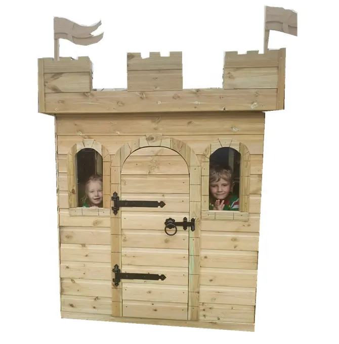 Kids Wooden Playhouse Tree House Children Outdoor Play House Kids Garden House