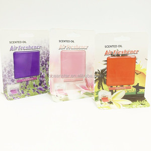 8Ml Vierkante Auto Membraan Parfum Refill/Auto Vent Clip Geur Membraan Luchtverfrisser - Product Image 3