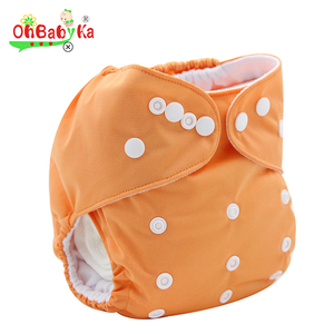 Ohbabyka गर्म बेच बच्चे पुन: प्रयोज्य लंगोट धो सकते हैं और सांस कपड़ा लंगोट जेब डायपर - Product Image 6