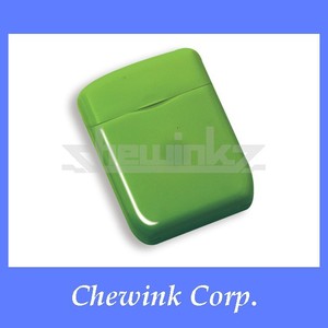 Fil dentaire portable multi-saveurs pour l'hygiène buccale, étui rectangulaire arrondi vert, capacité de 100 m, PTFE - Product Image 1