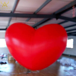 Ventas calientes Nueva forma Diseño Boda Inflables Globos en forma <span class=keywords><strong>de</strong></span> corazón rojo - Product Image 1
