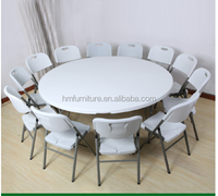 5FT Rond en plastique de banquet table traiteur