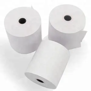 Thermal Paper 57mm POS Thermal Cash Register Paper 57mm 80mm POS Terminal Paper 57x40 80x60 Cash Till 80 Mm Thermal Paper Roll Pure Wood