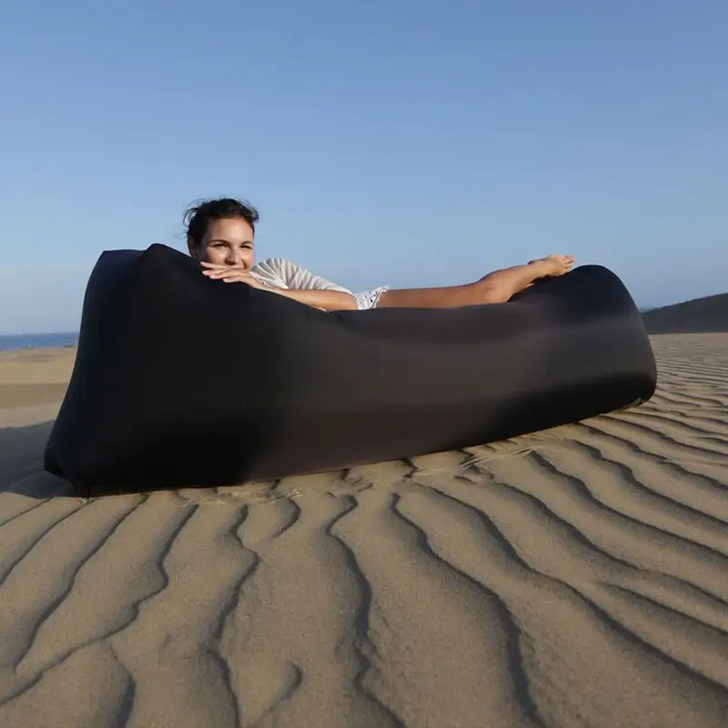 new products Outdoor Lay bag Lazy Inflatable Lounger Sofa Bed / Sleeping Bag / Inflatable Air Sleeping