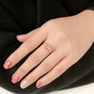Oval Champagne Cubic Zirconia Engagement <strong>Ring</strong> Women Twisted <strong>Split</strong> Shank Cluster Promise Wedding Band Dainty Bridal Jewelry Gift - Product Image 2