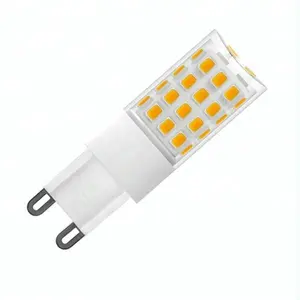 Ceramic housing 2700k 3000k 5000k 6w deep dimmable smd2835 cri 90 43pcs led g9 light