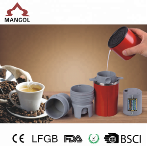 Acier inoxydable Moulin À Café Électrique Portable Machine À Café Espresso avec USB Rechargeable - Product Image 6