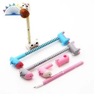 Cartoon Stylo À Bille Belle Peut Stand <span class=keywords><strong>Hippopotame</strong></span> Petit Âne Stylo à Bille - Product Image 4