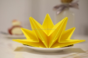 Serviettes <span class=keywords><strong>en</strong></span> papier <span class=keywords><strong>Origami</strong></span>, décoratives <span class=keywords><strong>de</strong></span> fête <span class=keywords><strong>de</strong></span> mariage, pièces - Product Image 2