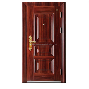 <span class=keywords><strong>Porte</strong></span> d'entrée principale <span class=keywords><strong>en</strong></span> acier inoxydable, design simple <span class=keywords><strong>en</strong></span> <span class=keywords><strong>fer</strong></span> <span class=keywords><strong>forgé</strong></span> pour l'extérieur - Product Image 1
