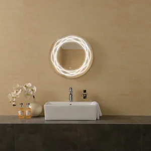 Lighted Unique Dresser Chair Mirror
