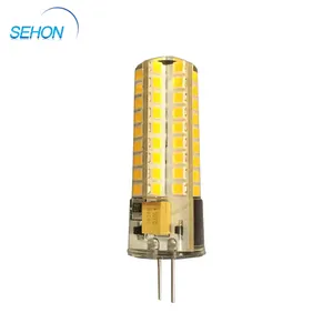 Lâmpada led bipin 3w g4, 12v, 72 smd, 2835, 300 lm, regulável