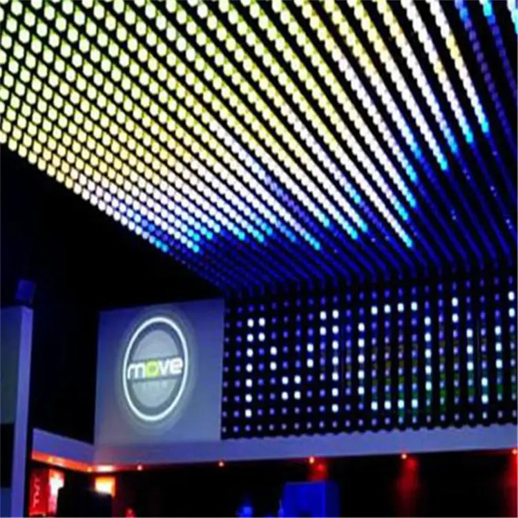 RGB kapalı Led nokta ışık piksel gece için led kulüp dekoru