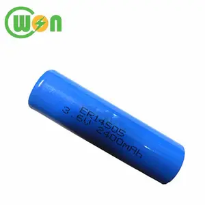 ER14505 3.6 V 2400 mAh 锂电池 AA Lisocl2 电池 ER145050H 电池