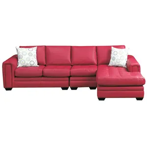 Housse de canapé en cuir rose, imperméable pour l, type populaire, grand