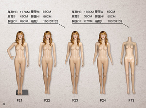 Exhibición de <span class=keywords><strong>ropa</strong></span> barata cuerpo completo busto grande mujer maniquí piel vestido de novia maniquí - Product Image 3