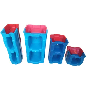 Plastic Paving Interlocking Block Mould Interlock Brick Concrete Mold Stone