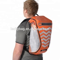 Mochila impermeable de PVC para motocicleta, bolso impermeable de PVC para viaje al aire libre
