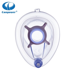 Masker Wajah pernapasan anestesi PVC katup cek tegak kualitas tinggi terlaris - Product Image 5