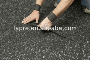 Gerecycled <span class=keywords><strong>rubber</strong></span>/recyclying <span class=keywords><strong>rubber</strong></span> roll/gerecycled crumb vel - Product Image 3