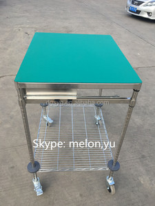 Custom Stainless Steel Rolling Movable <strong>Trolley</strong> with Sliding Drawer Can Hold <strong>Small</strong> Parts Electrolics - Product Image 6