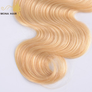 Prezzo di fabbrica all'ingrosso di alta qualità per capelli capelli capelli lisci Wave 613 bionda brasiliana