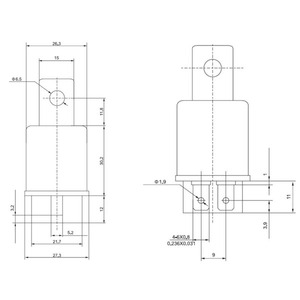 12V 30A 4 피트 자동 에어컨 자동차 전기 릴레이 - Product Image 5