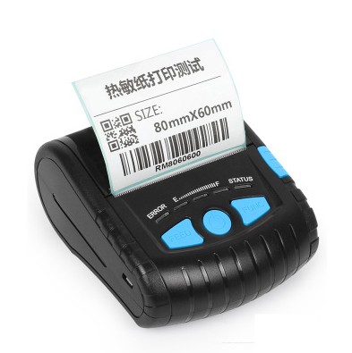 Портативный 80 мм Bluetooth Термальность принтер изысканный легкий Дизайн ЕС Plug Поддержка Android POS Многоязычная